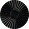 Ekena Millwork Shakuras Ceiling Medallion (For Canopies up to 5"), Hand-Painted Jet Black, 19 3/4"OD x 1 3/8"P CM20SHBLF - alternate 1